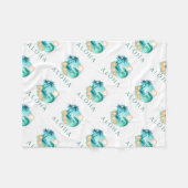 Aloha Tropical Fleece Deken (Voorkant (Horizontaal))