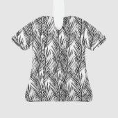 Aloha Tropical Hawaiian Whisperer Palm Shirt-Black (dos)