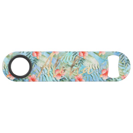 Aloha tropical Hibiscus Floral (Devant (Horizontal))