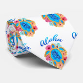 Aloha Tropical Honu Zee Turtle Stropdas (Opgerold)