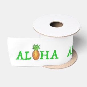ALOHA Tropical Island Hawaii Pineappel Fruit Beach Lint