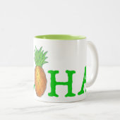 ALOHA Tropical Island Hawaiian Pineappy Mug (Devant droit)