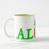 ALOHA Tropical Island Hawaiian Pineappy Mug (Gauche)