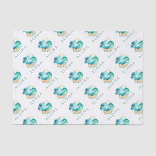 Aloha Tropical Tissuepapier (Voorkant)