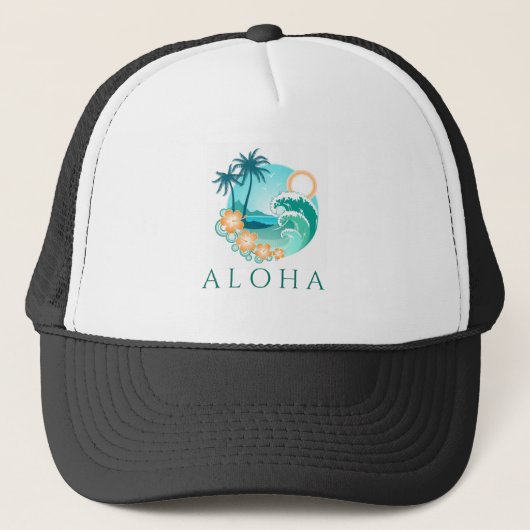 Aloha Tropical Trucker Pet (Voorkant)