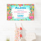 Aloha Tropisch Afstuderen Luau Party Welcome Banne Spandoek