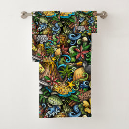 ALOHA Tropisch Bad Handdoek