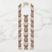 Aloha tropisch feest met ananas flessenhanger (Achterkant)