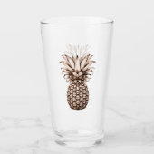 Aloha Tropisch feest met ananas Glas (Voorkant)