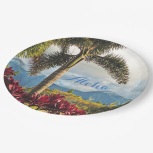 ALOHA/TROPISCH LANDSCHAPPELIJK PAPIER BORDEN PAPIEREN BORDJE