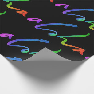 Aloha - Tropische letters zwart - Hawaii Hawai'i Cadeaupapier