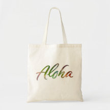 Aloha - Tropische Lettertypografie - Hawaii Hawai'