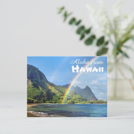Aloha uit Hawaii Briefkaart (Staand voorkant)
