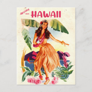 Aloha uit Hawaii Briefkaart