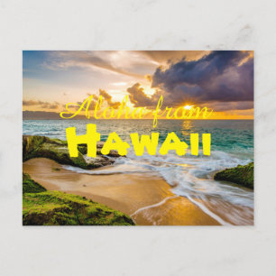 Aloha uit Hawaii Briefkaart
