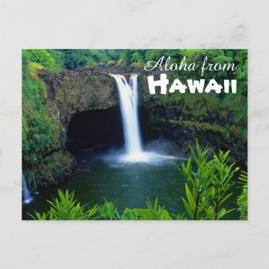 Aloha uit Hawaii Briefkaart (Voorkant)