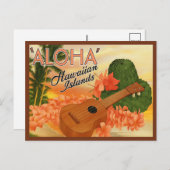 Aloha uit Hawaii Feestdagenkaart (Voorkant / Achterkant)