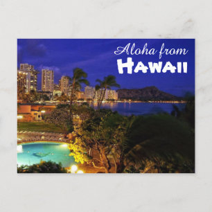 Aloha uit het Briefkaart Hawaï