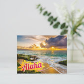 Aloha uit het Briefkaart Hawaï (Staand voorkant)