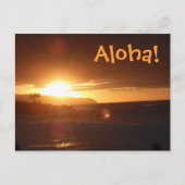 Aloha uit het Briefkaart Hawaï (Voorkant)