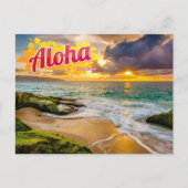 Aloha uit het Briefkaart Hawaï (Voorkant)