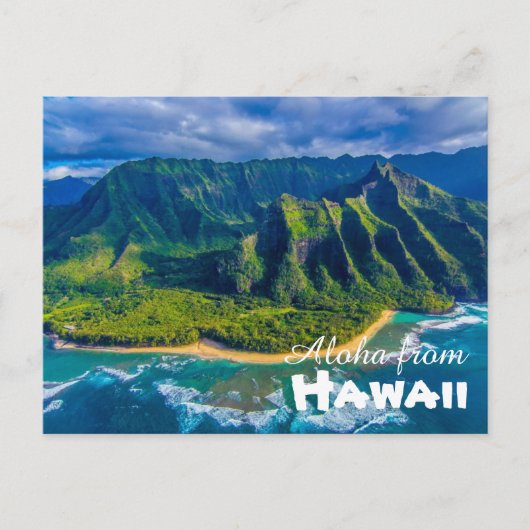 Aloha uit het Briefkaart Hawaï (Voorkant)