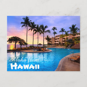Aloha uit het Briefkaart Hawaï