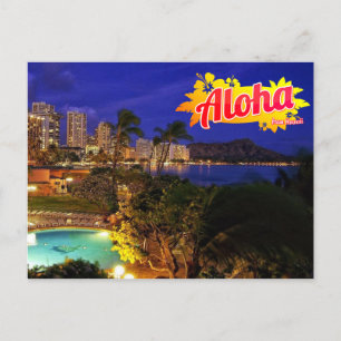 Aloha uit het Briefkaart Hawaï