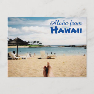 Aloha uit het Briefkaart Hawaï