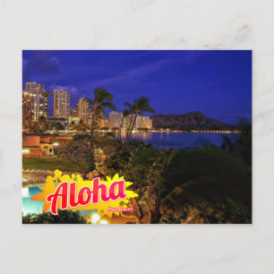 Aloha uit het Briefkaart Hawaï