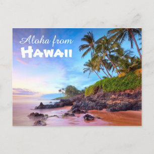 Aloha uit het Briefkaart Hawaï