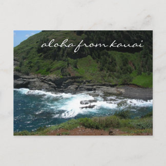 aloha uit het briefkaart kauai