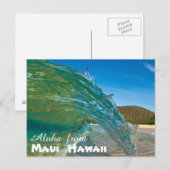 Aloha uit Maui Hawaii Briefkaart (Voorkant / Achterkant)
