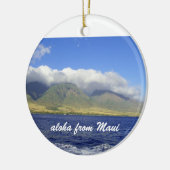 Aloha uit Maui Keramisch Ornament (Links)