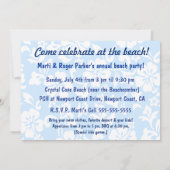 Aloha USA Hawaiian Floral Party invitations (Dos)