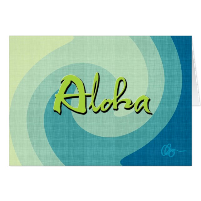 Aloha vagues (Devant horizontal)