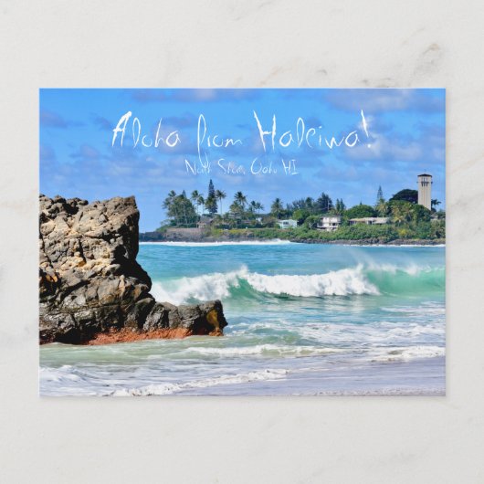 Aloha van Haleiwa Briefkaart (Voorkant)