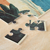 Aloha van Hawaï Vintage Reizen Legpuzzel (Zijkant)