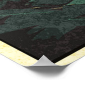 Aloha van Hawaï Vintage Reizen Poster (Hoek)