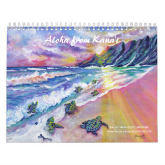 Aloha van Kauai Hawaii Kalender