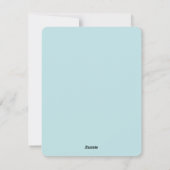 Aloha van Paradise Hawaii Feestdagenkaart (Achterkant)