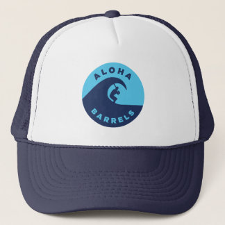 Aloha Vaten 2 Kleur Cirkelvormige Logo Trucker Pet