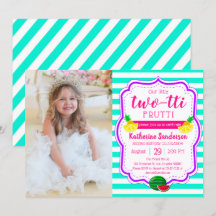 Aloha Verjaardag Luau Tropische foto Twee-tti Frut