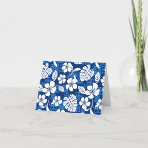 ALOHA VRIJDAG (BLUE) BEDANKKAART