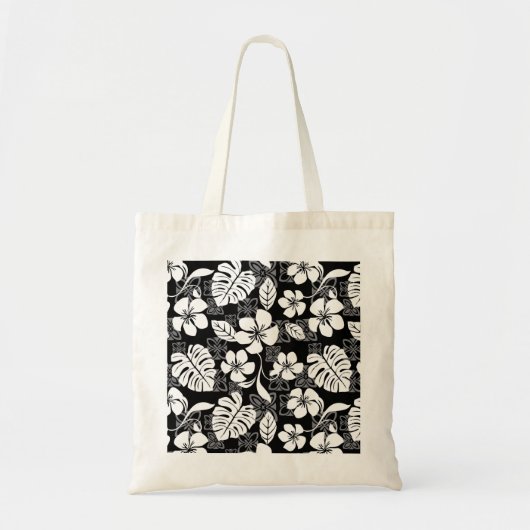 ALOHA VRIJDAG (ZWART/GRAY) TOTE BAG (Voorkant)