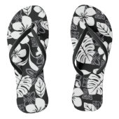 ALOHA VRIJDAG (ZWART) TEENSLIPPERS (Voetbed)