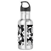 ALOHA VRIJDAG (ZWART) WATERFLES  (Achterkant)