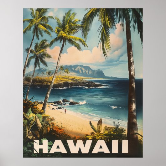 Aloha wacht op: een Hawaï Poster (Voorkant)
