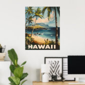 Aloha wacht op: een Hawaï Poster (Thuiskantoor)