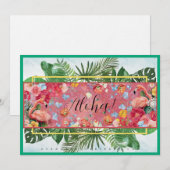 Aloha-Wenskaart Feestdagenkaart (Voorkant / Achterkant)